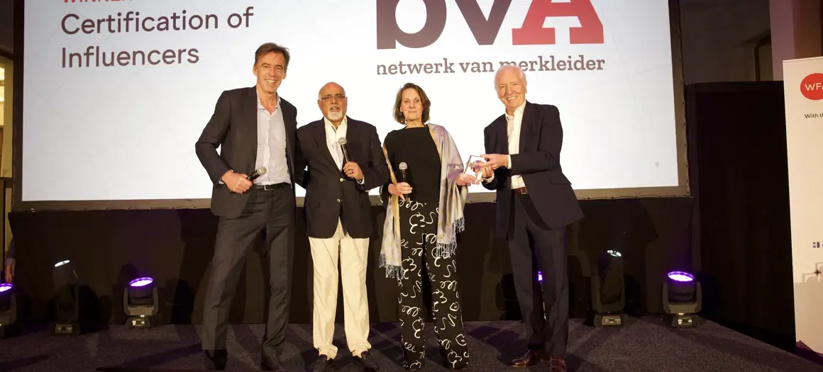 bvA ontvangt WFA President's Award
