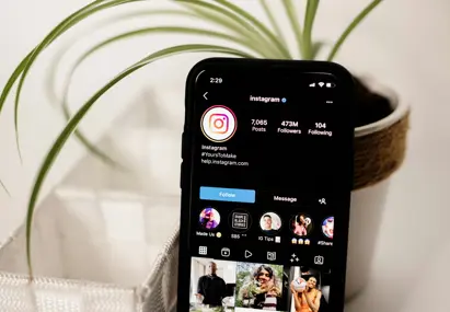 Telefoon Met Instagram