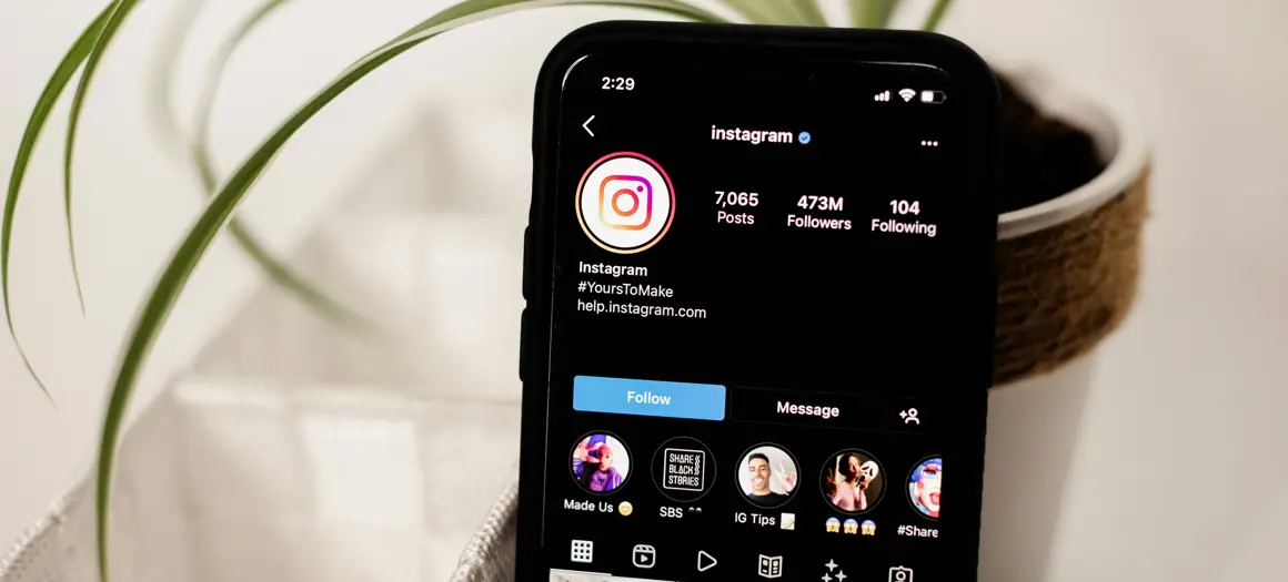 Telefoon Met Instagram